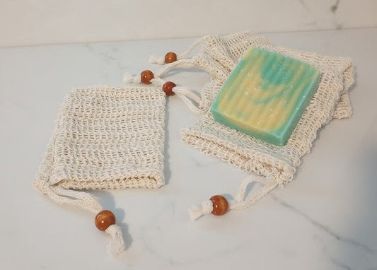 Natural Sisal Soap Bag